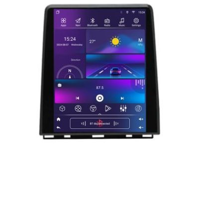 Navigatie tip Tesla Hyundai Santa Fe 2006-2012 radio gps internet 4 Core carplay android auto 2+32 kit-tesla-008+EDT-E220