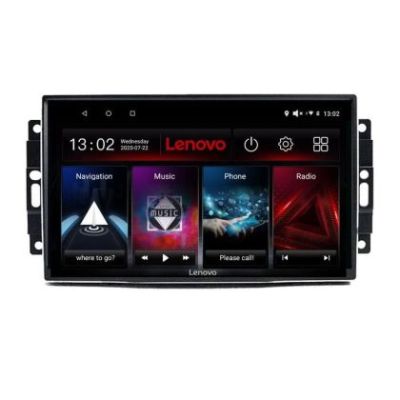 Navigatie Chrysler Jeep Lenovo Kit-202 8 core QLED 2K 4+64 360 Android Waze USB Navigatie Internet Youtube Radio