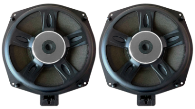 Kit subwoofer BMW 8” (200 mm) și cabluri plug & play ﻿75W RMS/150W MAX 3.6 Ohm Phoenix Gold ZDSB200 v1