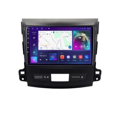 Navigatie Mitsubishi Outlander 2010 C-056 Android Octa Core Ecran 2K QLED GPS 4G 4+32GB 360 KIT-056+EDT-E409-2K