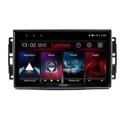 Navigatie Chrysler Jeep Lenovo Kit-202 8 core QLED 2K 12+256 360 Android Waze USB Navigatie Internet Youtube Radio v3