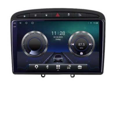 Navigatie Peugeot 308 C-038 Android Octa Core Ecran 2K QLED GPS 4G 4+32GB 360 KIT-038+EDT-E409-2K