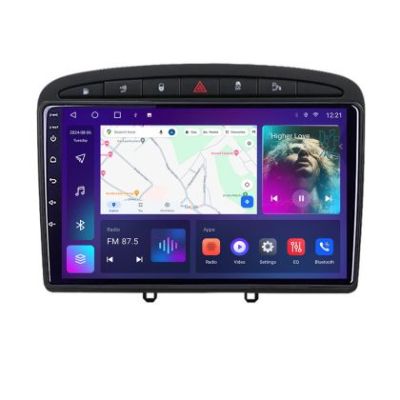 Navigatie Peugeot 308 C-038 Android Octa Core Ecran 2K QLED GPS 4G 4+32GB 360 KIT-038+EDT-E409-2K