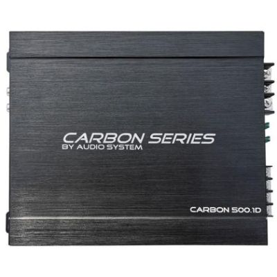 Amplificator Audio System CARBON-500.1 D, 1x500 watts, in 2 sau 4 ohm, pentru subwoofer clasa D