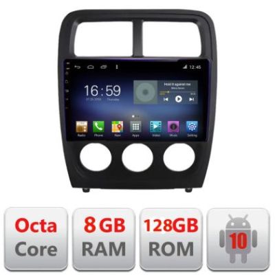 Navigatie Dodge Caliber 2008-2010 F-caliber Octa Core cu Android Radio Bluetooth Internet GPS WIFI DSP 8+128GB 4G