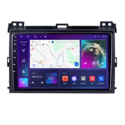 Navigatie Toyota Prado 2007- C-456 Android Octa Core Ecran 2K QLED GPS 4G 4+32GB 360 KIT-456+EDT-E409-2K