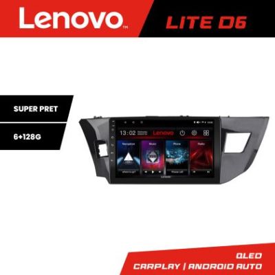 Navigatie Toyota Corolla 2013-2017 Lenovo Kit-470 8 core 6+128 GB Android Waze USB Navigatie Internet Youtube Radio