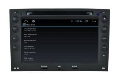 Navigatie Renault Megane 2 EDT-G098 cu Android GPS USB Radio Internet Bluetooth