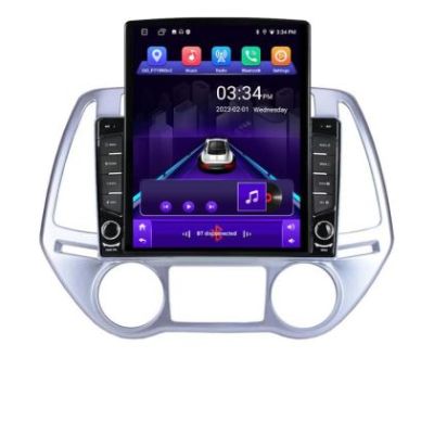 Navigatie HHyundai I20 2011-2014 manual si automat Android radio gps internet quad core 2+32 ecran vertical 9.7" Kit-i20-2012+EDT-E708