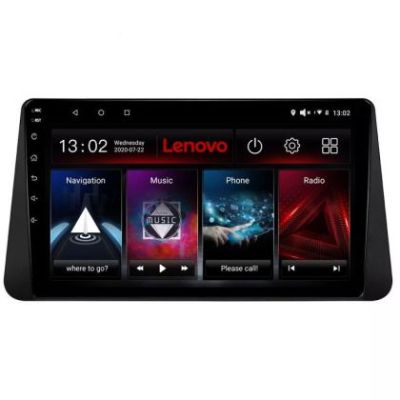 Navigatie Nissan Micra intre anii 2014-2019 Android radio gps internet 8 core QLED 2K 4+64 360 Lenovo