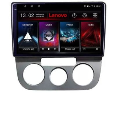 Navigatie VW Golf 5 2004-2010 clima manuala Android radio gps internet 8 core QLED 2K 12+256 360 Lenovo