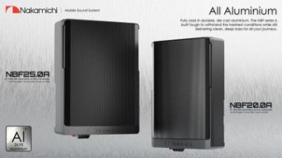 Subwoofer auto activ Nakamichi  10"  1000W max, sub scaun