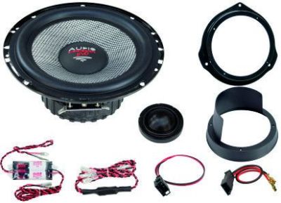 KIT  Sistem component dedicat Mercedes Vito 110w perfect fit pe 2 căi crossover plug'n'play Audio System German Sound