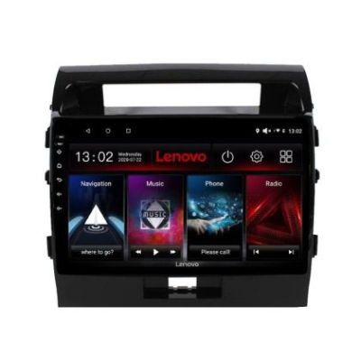 Navigatie Toyota LandCruiser 2008-2015 Lenovo Kit-381 8 core QLED 2K 12+256 360 Android Waze USB Navigatie Internet Youtube Radio v1