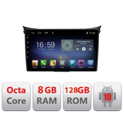 Navigatie HHyundai I30 2011-2016 Octa Core cu Android Radio Bluetooth Internet GPS WIFI DSP 8+128GB 4G Kit-i30-2011+EDT