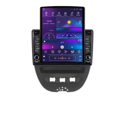 Navigatie Citroen C1 Peugeot 107 Toyota Aygo 2005-2014 Android radio gps internet quad core 2+32 ecran vertical 9.7" KIT-C1+EDT-E708