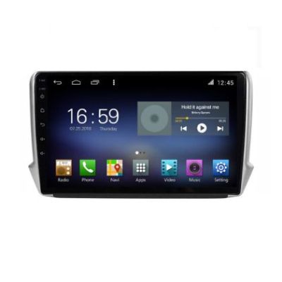 Navigatie Peugeot 208 2008 F-PSA Octa Core cu Android Radio Bluetooth Internet GPS WIFI DSP Octa Core 8+128GB 4G