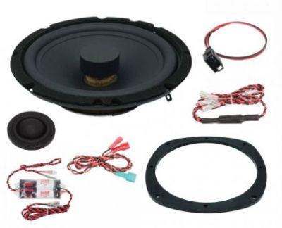 KIT  Sistem component dedicat Mercedes Sprinter x-fit 110w perfect fit pe 2 căi crossover plug'n'play Audio System German Sound