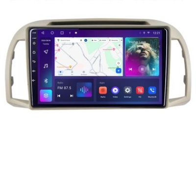 Navigatie Nissan Micra 2002-2010 Android radio gps internet quad core 4+64 carplay android auto KIT-micra2003+EDT-E309v3