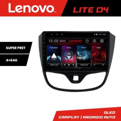 Navigatie Opel Karl 2017- Lenovo Kit-karl 4+64 GB Android Waze USB Navigatie Internet Youtube Radio