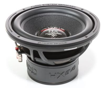 Subwoofer pasiv cu incinta 22L Audio System HX10 EVO G, 400 watts, 2x2 ohm, 250mm, 10", high end