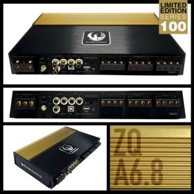 Amplificator Phoenix Gold ZQA6.8 cu DSP, 6 x 150 watts, in 2 sau 4 ohm, 6 canale