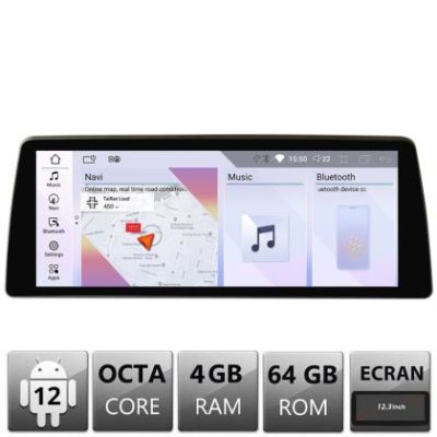 Navigatie BMW Seria 3 E90 2006-2012 fara ecran de fabrica Android ecran 10.25" 4+64 4G BT