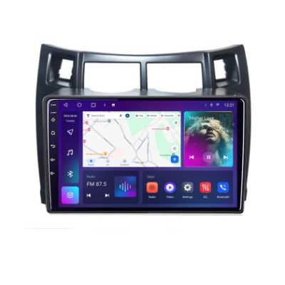 Navigatie Toyota Yaris 2008-2011 B-YARIS08 Android Ecran QLED octa core 4+64 carplay android auto KIT-YARIS08+EDT-E309V3