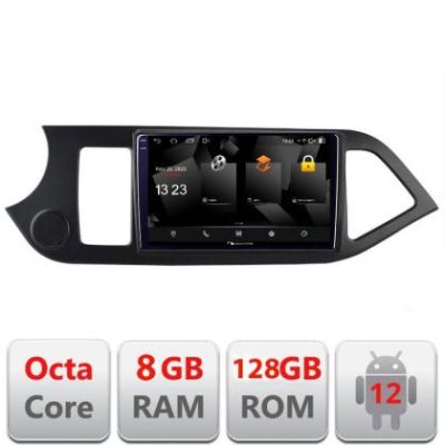 Navigatie Kia Picanto 2011-2015 5960Pro-217 Android Octa Core Qualcomm 2K Qled 8+128 DTS DSP 360 4G Optical