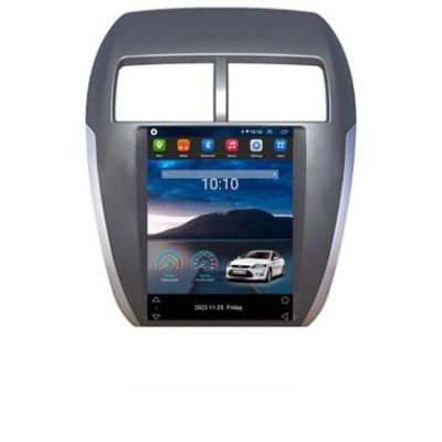 Navigație dedicată Tip Tesla Mitsubishi ASX Radio gps internet 8Core 4G carplay android auto 4+32 GB Kit-tesla-026+EDT-E420