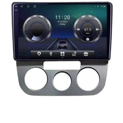 Navigatie VW Golf 5 2004-2010 clima manuala Android ecran Qled 2K Octa core 4+32 KIT-golf5-manual+EDT-E409-2K