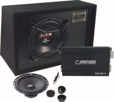 PACHET AMPLIFICATOR , DIFUZOARE,  SUBWOOFER R M10 EVO BR+DIFUZOARE MX 165 EVO+AMPLIFICATOR CO-70.4