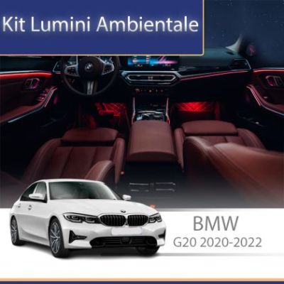 Lumini Ambientale BMW Seria 3 2020-2022 dedicat difuzor înalte, difuzor iluminat control telefon sau sistem original