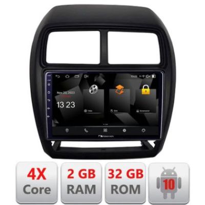 Navigatie Mitsubishi ASX 2017-2021 model facelift Android Ecran 720P Quad Core 2+64 carplay android auto v1