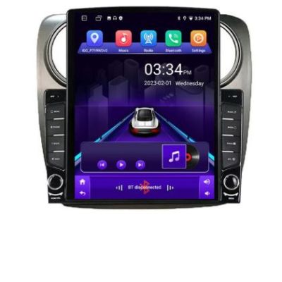 Navigatie Dacia Dokker ecran tip TESLA 9.7" cu Android Radio Bluetooth Internet GPS WIFI 2+32 DSP Quad Core