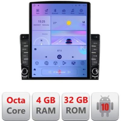 Navigatie Fiat 500 2015-2021 Android radio gps internet Octa Core 4+64 LTE Kit-500new+EDT-E710