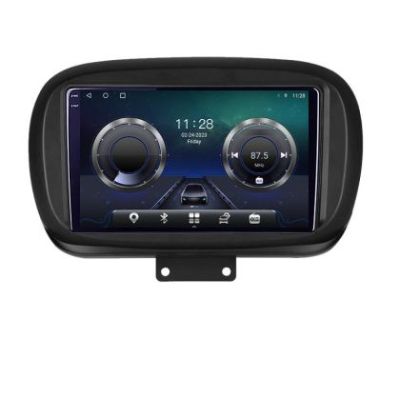 Navigatie Fiat 500 2014- C-539 Android Octa Core Ecran 2K QLED GPS 4G 4+32GB 360 KIT-539+EDT-E409-2K