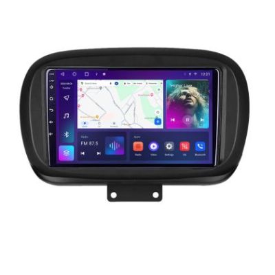 Navigatie Fiat 500 2014- C-539 Android Octa Core Ecran 2K QLED GPS 4G 4+32GB 360 KIT-539+EDT-E409-2K