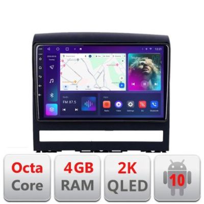 Navigatie Fiat Albea 2009-2014 C-Albea Android Octa Core Ecran 2K QLED GPS 4G 4+32GB 360 KIT-albea+EDT-E409-2K