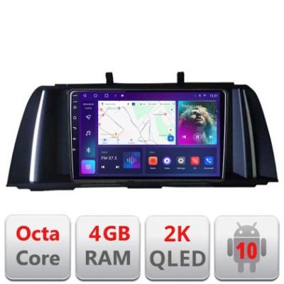 Navigatie Seria 5 F10 2010-2012 CIC Android Octa Core Ecran 2K QLED GPS 4G 4+32GB 360 KIT-f10-cic+EDT-E409-2K