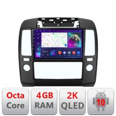 Navigatie Nissan Navara Pathfinder 2005-2010 C-nav5 Android Octa Core Ecran 2K QLED GPS 4G 4+32GB 360 KIT-nav5+EDT-E409-2K