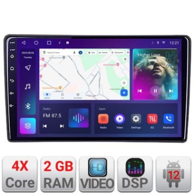 Navigatie Toyota Android radio gps internet 2+32 kit-toyota-universal+EDT-E209v2