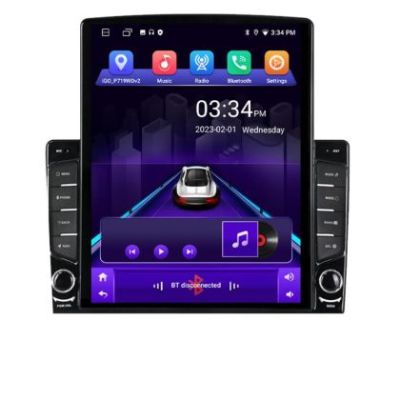 Navigatie Toyota Android radio gps internet quad core 2+32 ecran vertical 9.7" Kit-toyota-universal+EDT-E708