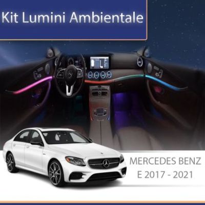 Lumini Ambientale  ventilatoare fata Mercedes E W213 2017-2021 control pe sistemul original sau telefon