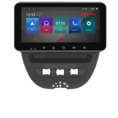 Navigatie Citroen C1 Peugeot 107 Toyota Aygo 2005-2014 Android radio gps internet Octa Core 4+64 LTE ecran de 10.33' wide KIT-C1+EDT-E511-pro v1