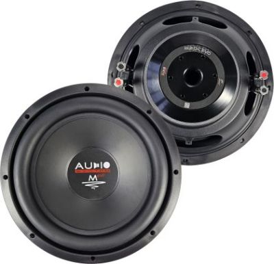 Subwoofer pasiv 2 bobine fara incinta Audio System M 12 DC EVO, 500 watts, 4(2x2) ohm, 300 mm, 12"