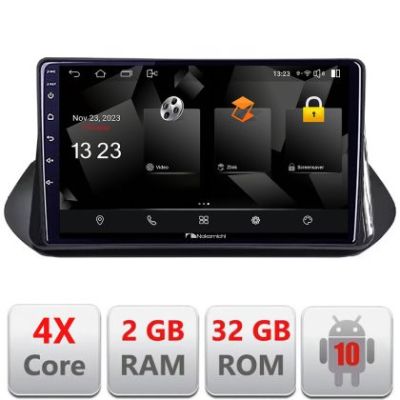 Navigatie Nissan X-trail 2021- Nakamichi Android Ecran 720P Quad Core 2+64 carplay android auto NAM5230