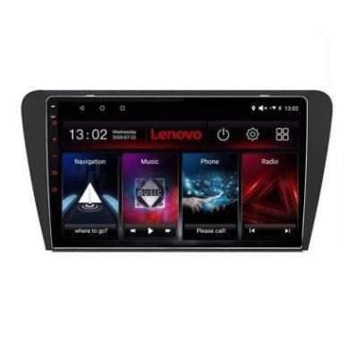 Navigatie Skoda Octavia 3 Lenovo Kit-279 8 core QLED 2K 4+64 360 Android Waze USB Navigatie Internet Youtube Radio