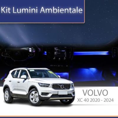 Lumini ambientale Volvo XC40 2020-2024 dedicat lampă pentru picioare șu uși control telefon sau sistem original