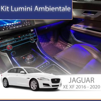 Lumini Ambientale Jaguar XE XFL 2016-2020 set complet control telefon sau sistem original